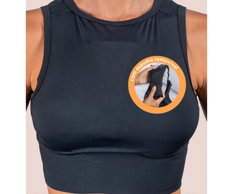 Colotop Black Cropped